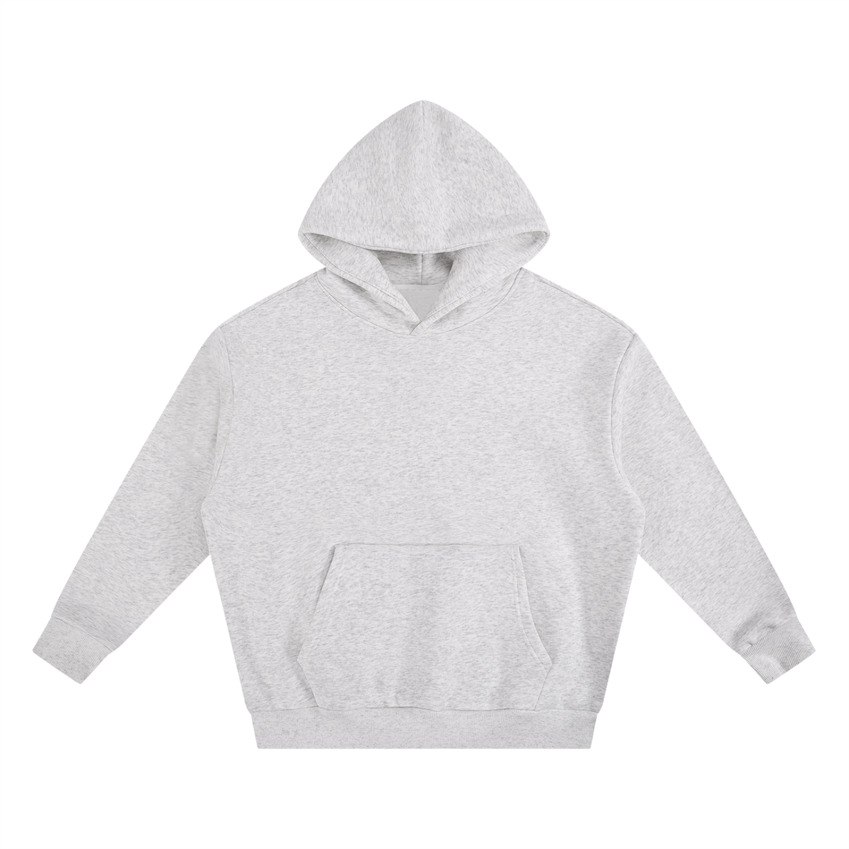 Boxy Oat Fleece Hoodie, Oversized