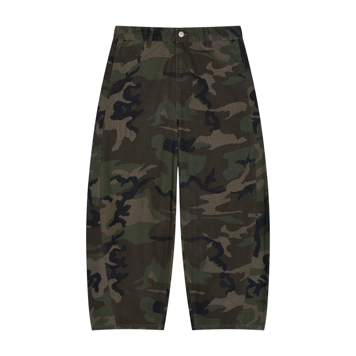 Everyday Camo Cargo Pants, Barrel Leg