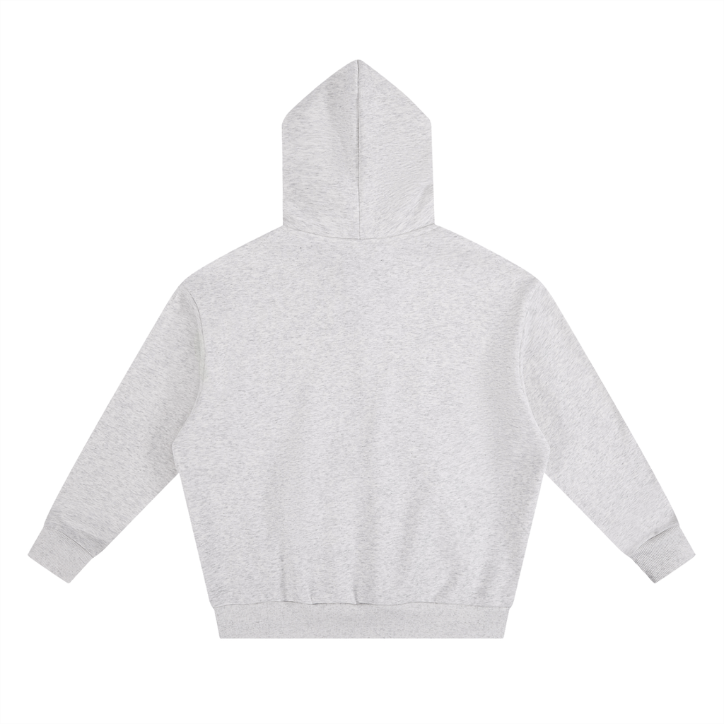 Boxy Oat Fleece Hoodie, Oversized