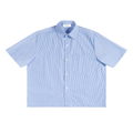 Church Shirt, Oversized Vertical Stripe