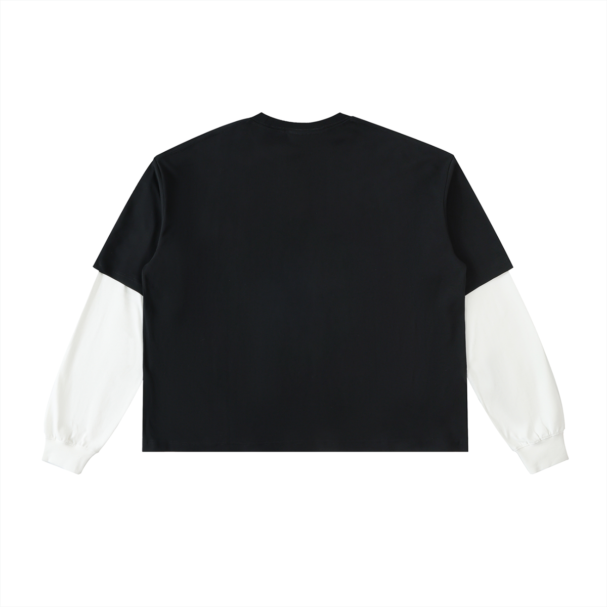 Layered Halo Long Sleeve, Contrast Sleeve Tee