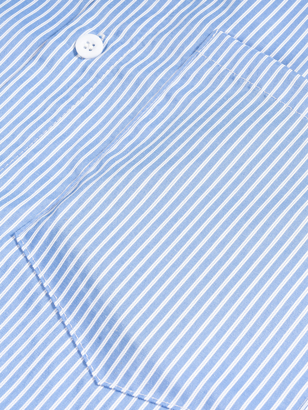 Church Shirt, Oversized Vertical Stripe