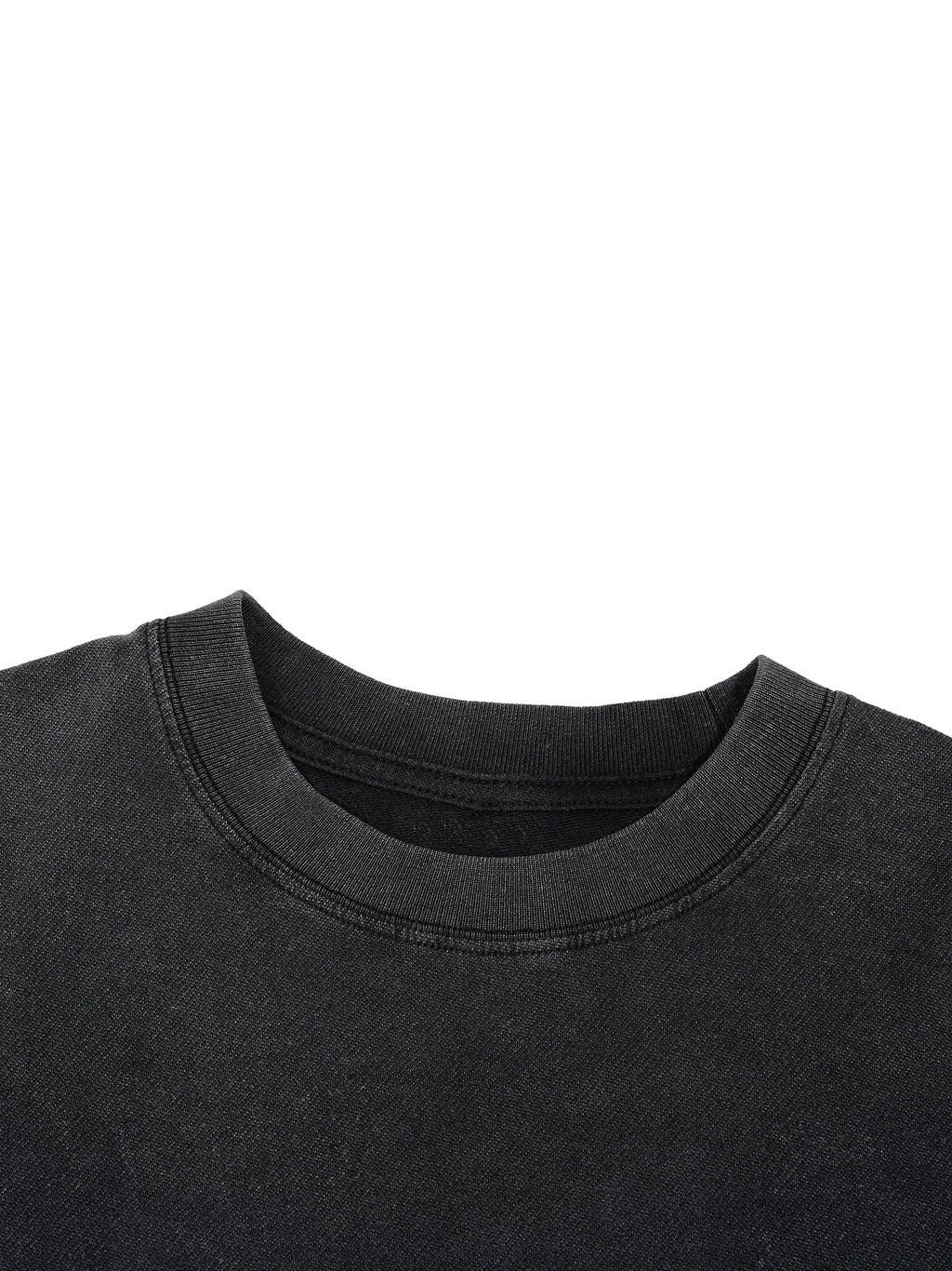 Distressed Tee, Hand-Cut Hem