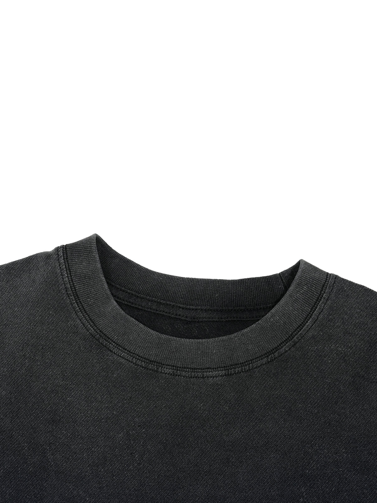 Distressed Tee, Hand-Cut Hem