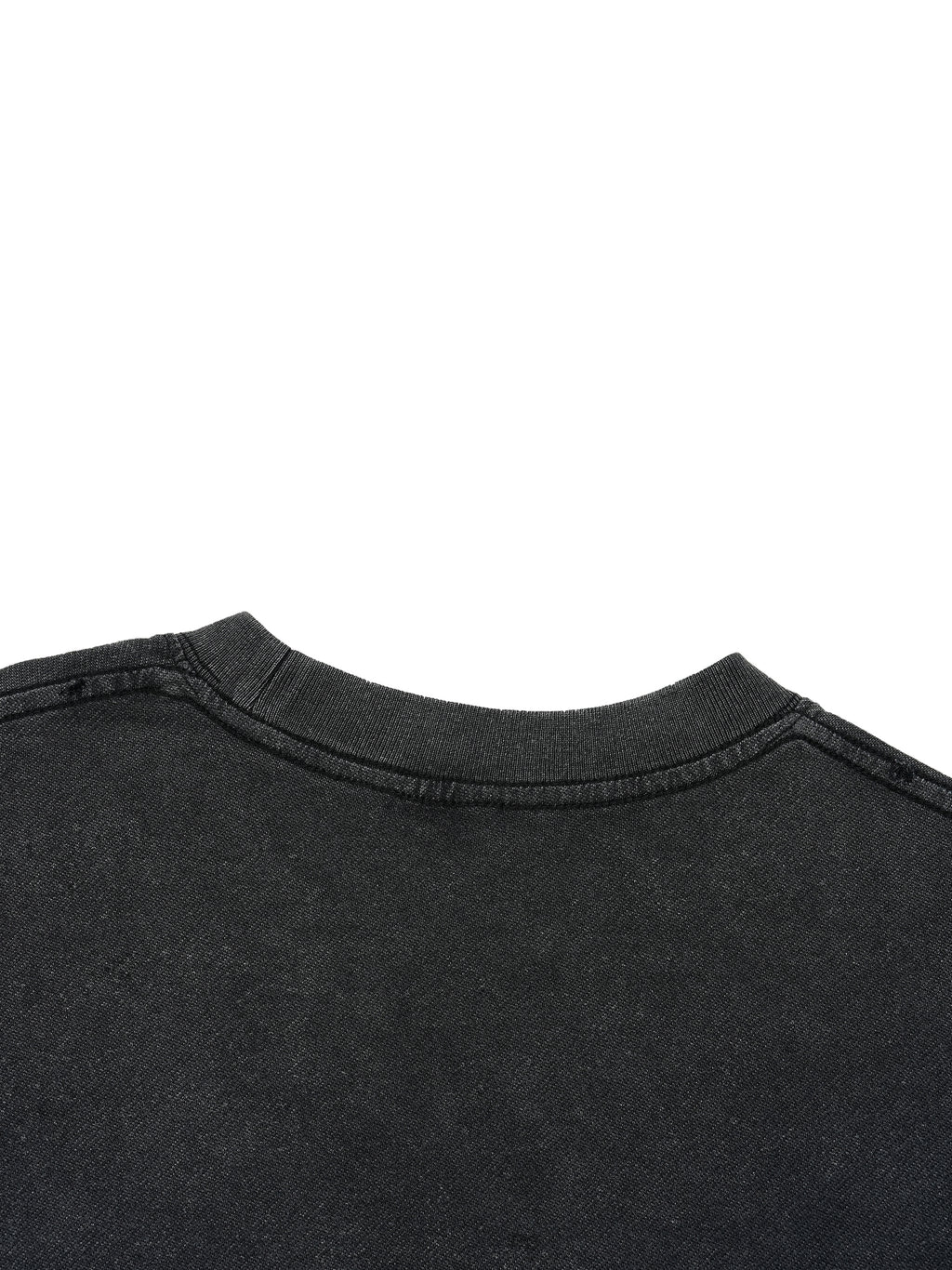 Distressed Tee, Hand-Cut Hem
