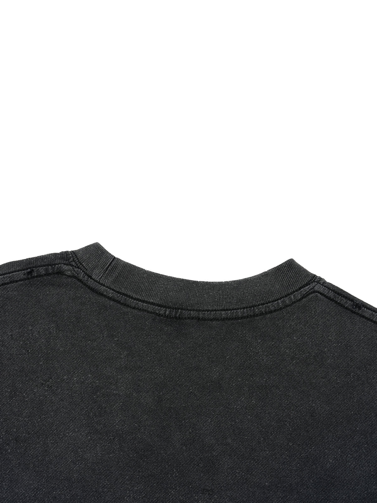Distressed Tee, Hand-Cut Hem